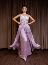 Lilac Pearl Work Crush Suit Set