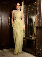 Cutdana Pearl Sheer Stitched Saree