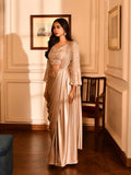 Cutdana Sequins Shimmer Stitched Saree