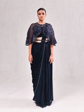 Cutdana Cape Stitched Saree