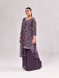Cutdana Pleated Garara Suit Set