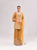 Pearl Pleated Garara Suit Set
