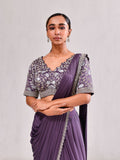 Cutdana Sequined Stitched Saree