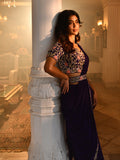 Suta Zardosi Floral Stitched Saree