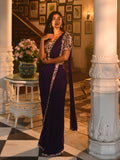 Suta Zardosi Floral Stitched Saree