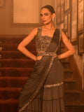 Cutdana Silver Pant Drape Indo