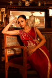 Silver Zardosi Jacket Stitched Saree