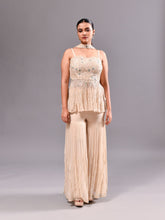 Sequins Pleated Peplum Pant Indo