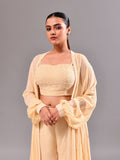 Pearl Balloon Sleeve Jacket Indo