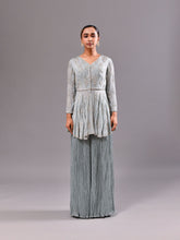 Sequins Cutdana Abstract Peplum Indo