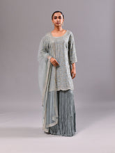 Floral Jaal Layered Garara Suit Set