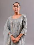 Floral Jaal Layered Garara Suit Set