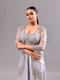 Silver Floral Jaal Indo