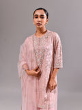Cutdana Pearl Textured Work Circular Garara Suit Set