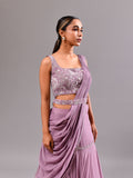 Zardosi Drape Fishcut Ghagra Set