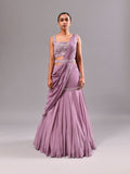 Zardosi Drape Fishcut Ghagra Set
