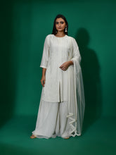 Coloured Pearl Sharara Suit Set