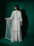 Coloured Pearl Sharara Suit Set