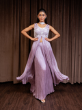 Lilac Pearl Work Crush Suit Set