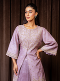 Lilac Zardozi Hand Lehenga Set