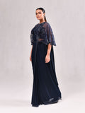 Cutdana Cape Stitched Saree