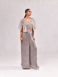 Sequins Pearl Cape Crush Pant Indo