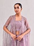Pearl Sequins Floral Jacket Indo