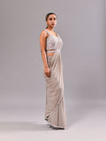 Sequins Multi Colour Stitched Saree
